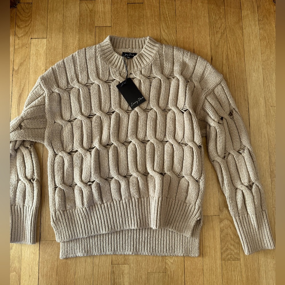 Stylish knit sweater